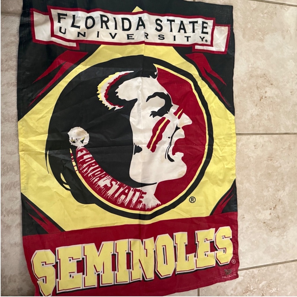VTG Florida State University Seminoles Flag WinCraft Sports USA Made FSU Banner